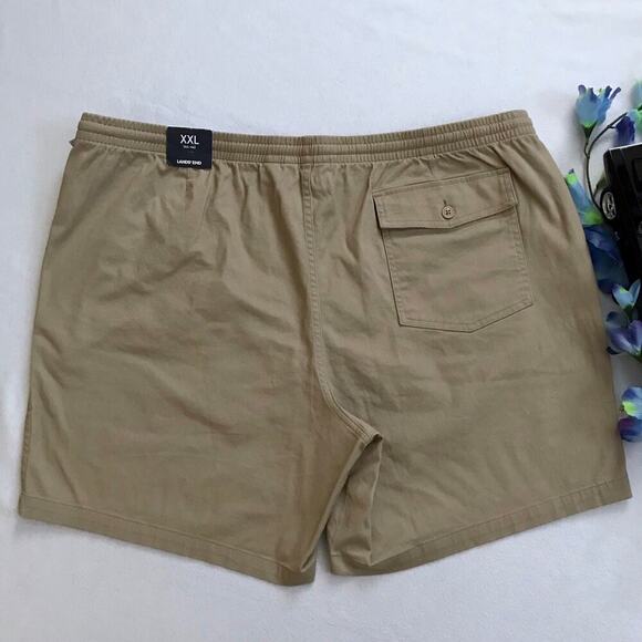 Lands' End NWT Khaki Pull On Shorts Men XXL (44-46) - Picture 4 of 9